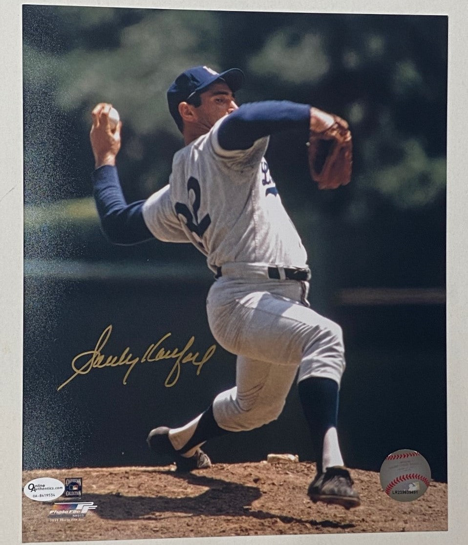 MLB Sandy Koufax Signed Jerseys, Collectible Sandy Koufax Signed